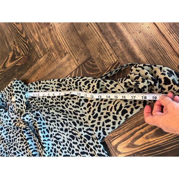 Umgee Fall Animal Print Shift Dress Women Medium Loose Thin Preppy Old Money - Picture 6 of 7